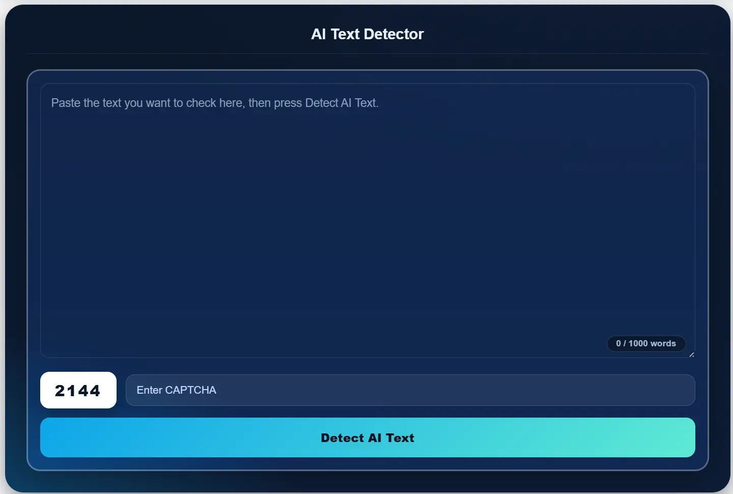 Pangram AI Detector